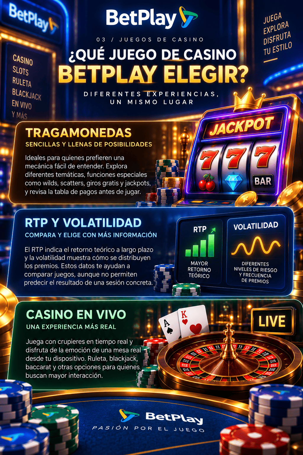 betplay casino juegos